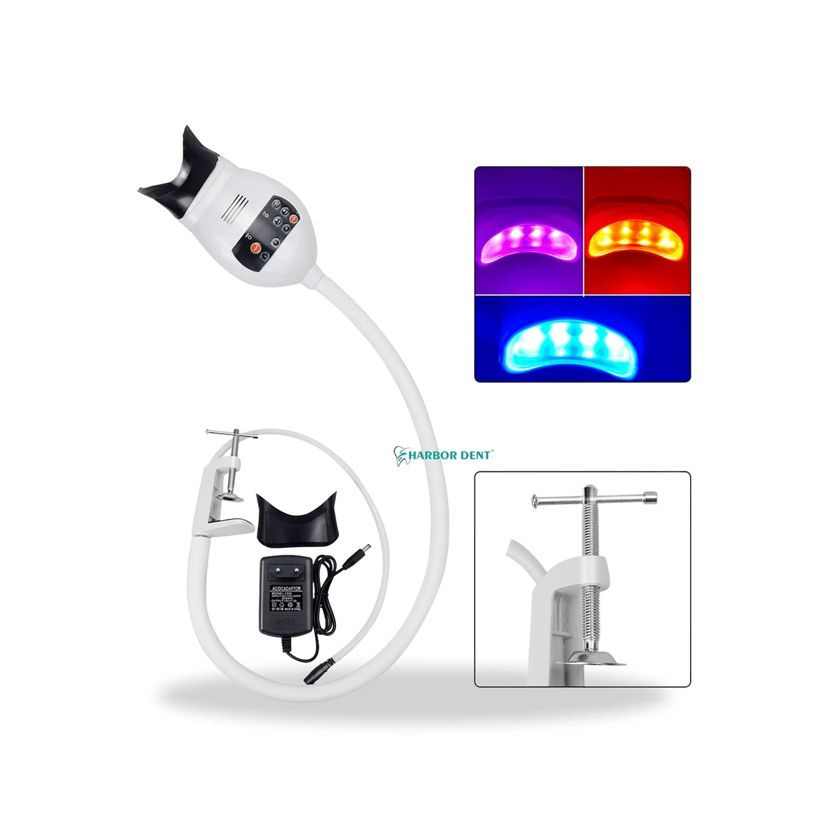 Built-in Whitening Device (3 Colors)