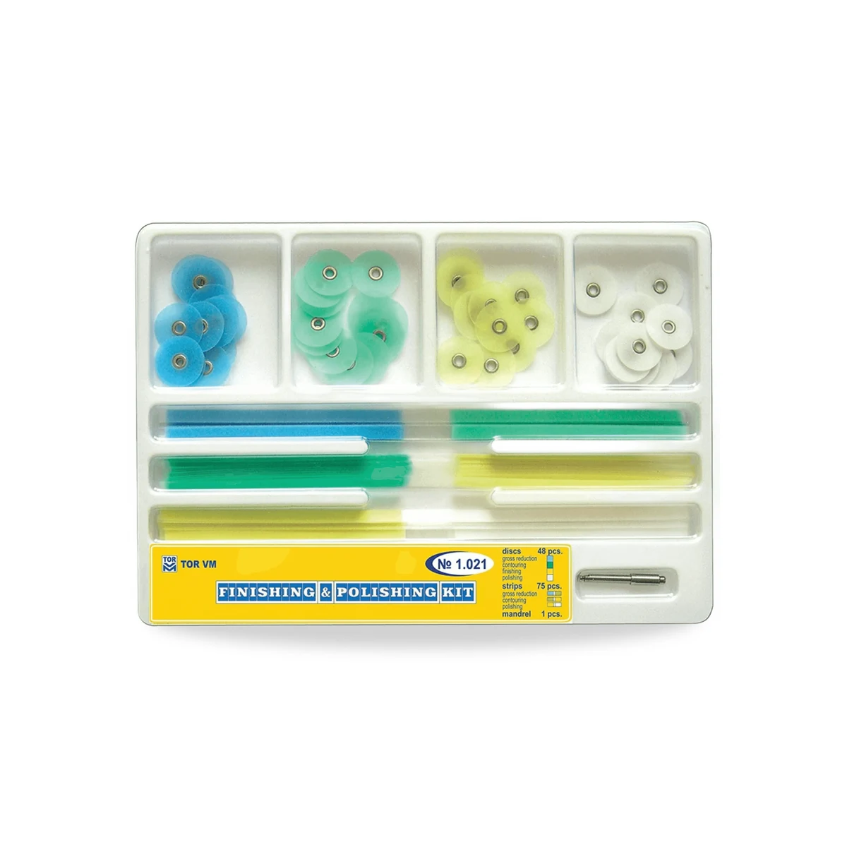 TOR VM Finishing & Polishing Kit (1.021), 75 pcs