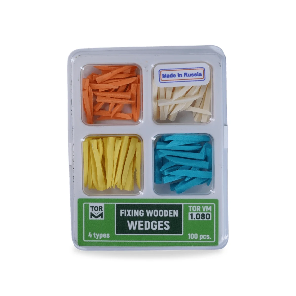 TOR VM Wooden Fixing Wedges (1.080), 4 Types, 100 pcs