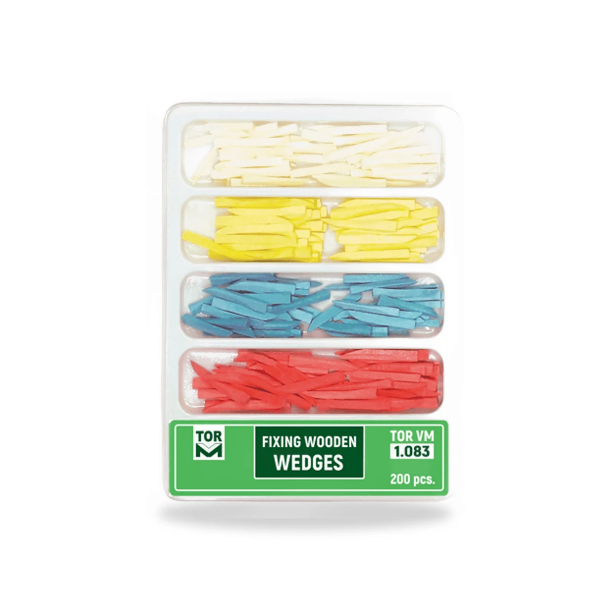 TOR VM Wooden Fixing Wedges (1.083), 200 pcs
