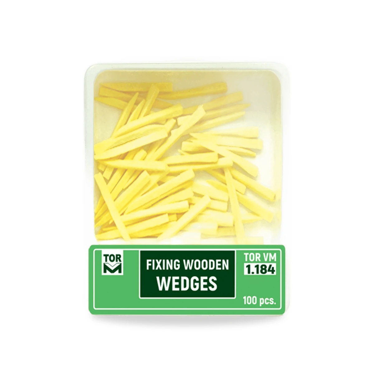 TOR VM Fixing Wooden Wedges (1.184) 100pcs