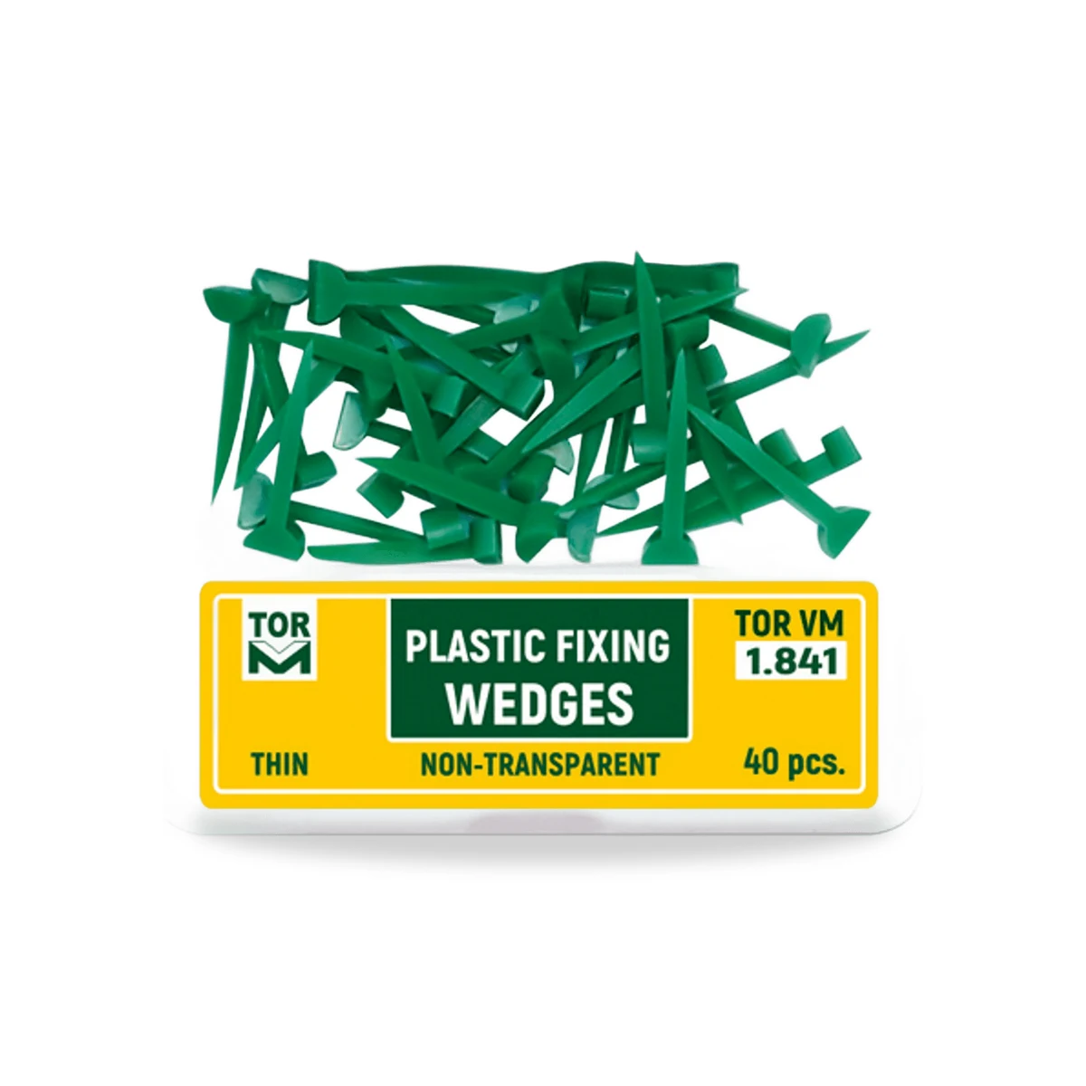 TOR VM Plastic Fixing Wedges (1.841) 40pcs