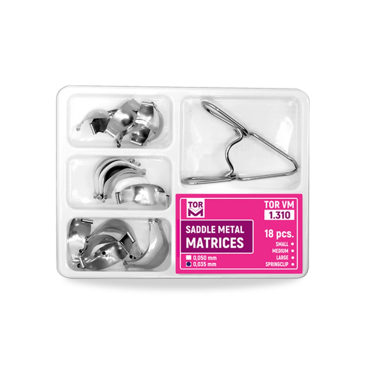 TOR VM Saddle Matrices (1.310) 18pcs