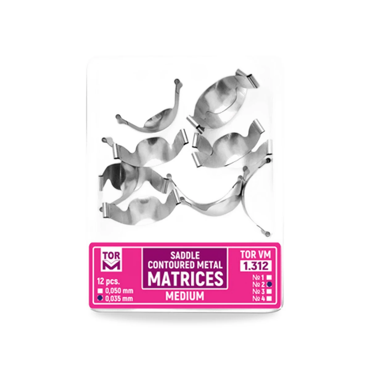 TOR VM Saddle Matrices (1.312) 12pcs