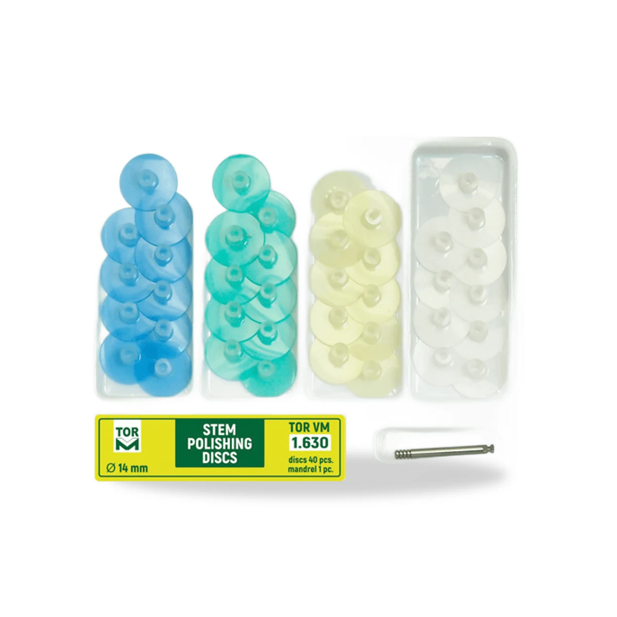 TOR VM Stem Polishing Discs (1.630) 40pcs